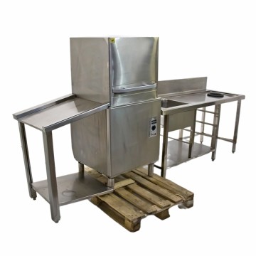 Машина посудомоечная купольная Fagor FI-120 + стол предмоечный + стол д/чистой посуды (ДМ,без помпы)